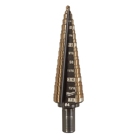 Milwaukee Tool Cobalt Step Drill Bit #4 48-89-9284